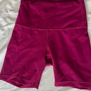 Lululemon Athletica Magenta Purple Bike Shorts